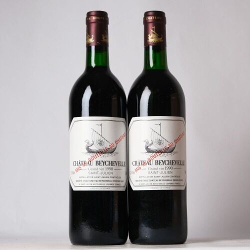 (2) 1990 Chateau Beychevelle 4eme Cru Classe, St Julien
