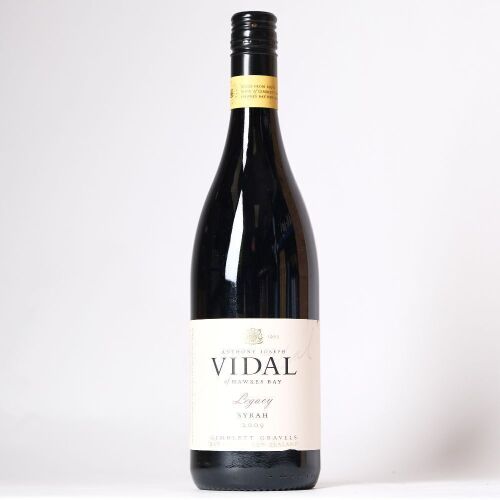 (1) 2009 Vidal Legacy Syrah, Gimblett Gravels
