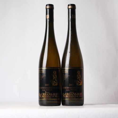 (2) 2007 Weingut St Urbans-Hof Piesporter Goldtropfchen Riesling Spatlese, Mosel Saar Ruwer