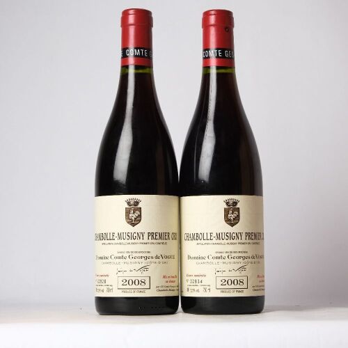(2) 2008 Domaine Comte Georges de Vogue Chambolle Musigny 1er Cru, Cote de Nuits