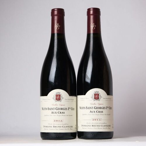 (2) 2015 Domaine Bruno Clavelier Nuits St Georges 1er Cru Aux Cras, Cote de Nuits
