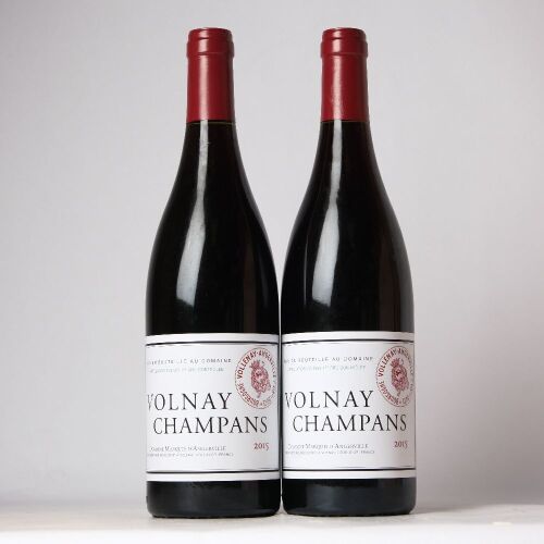 (2) 2015 Domaine Marquis D'Angerville Volnay 1er Cru Champans, Cote de Beaune