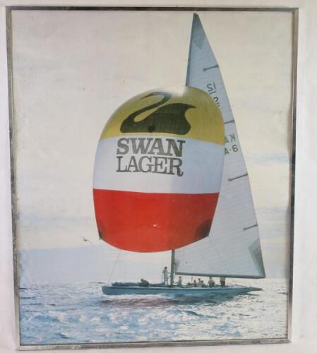 Swan Lager poster featuring Australia II