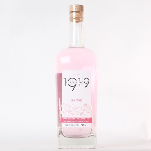 (1) 1919 Distilling Small Batch Pink Gin 700ml 41% abv, New Zealand