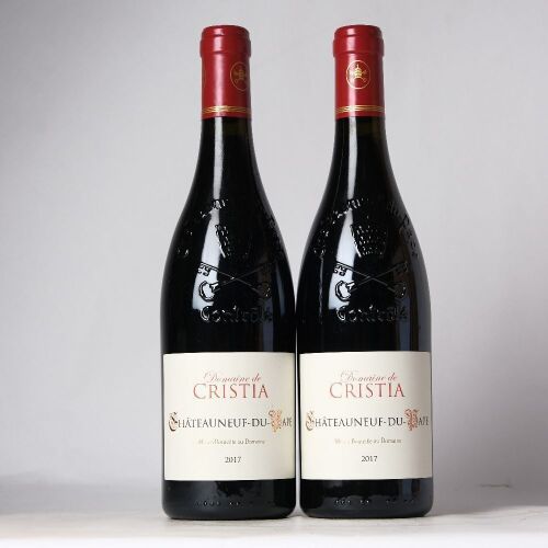 (2) 2017 Domaine de Cristia Chateauneuf-du-Pape