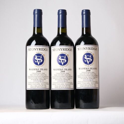(3) 2008 Stonyridge Vineyard Larose, Waiheke