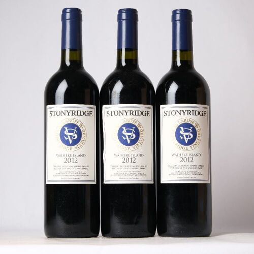 (3) 2012 Stonyridge Vineyard Larose, Waiheke