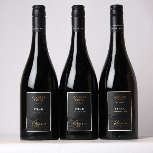 (3) 2018 Coopers Creek Reserve Syrah, Hawkes Bay