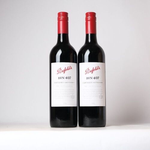 (2) 2008 Penfolds Bin 407 Cabernet Sauvignon, South Australia