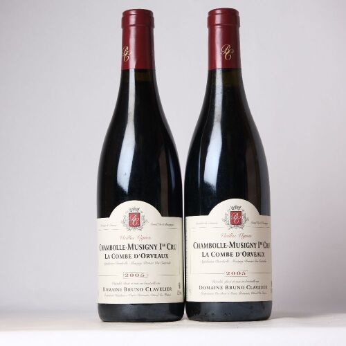 (2) 2005 Domaine Bruno Clavelier Chambolle-Musigny 1er Cru La Combe d'Orveaux, Cote de Nuits