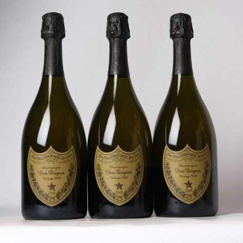 (3) 2002 Dom Perignon Vintage Brut