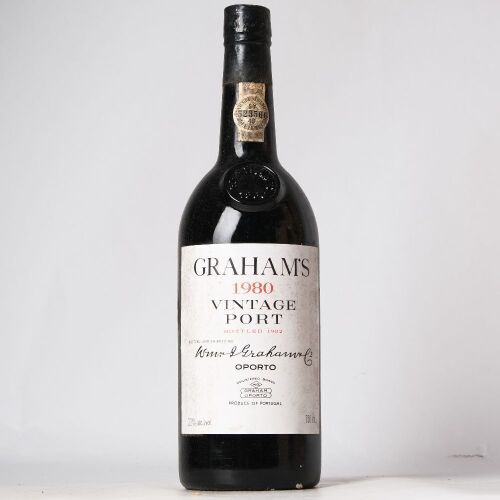 (1) 1980 W & J Graham's Vintage Port, Oporto