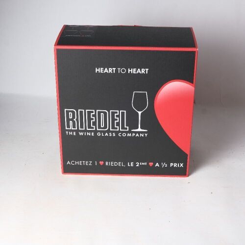 (1) Riedel Heart To Heart Central Otago Pinot Noir Two Glass Pack