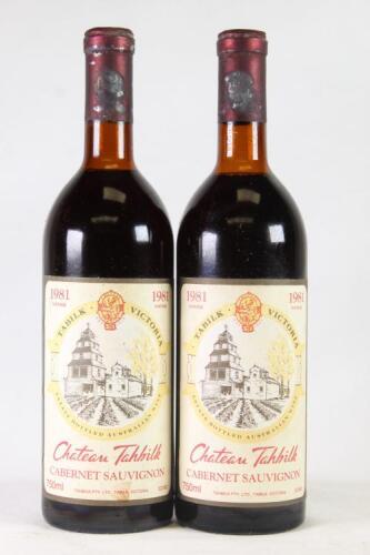 (2) 1981 Chateau Tahbilk Cabernet Sauvignon, Nagambie Lakes VIC