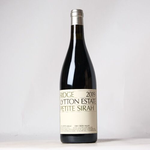 (1) 2019 Ridge Lytton Estate Petite Sirah, Dry Creek Valley USA