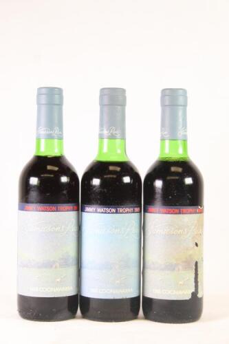 (3) 1988 Jamiesons Run 375ml, Coonawarra SA Jimmy Watson winner 1989