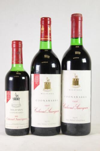 Three bottles of Mildara Cabernet Sauvignon in one lot