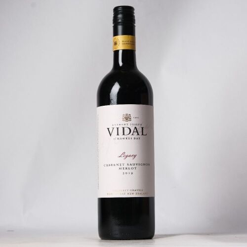 (1) 2019 Vidal Estate Legacy Series Cabernet Sauvignon/Merlot, Hawkes Bay
