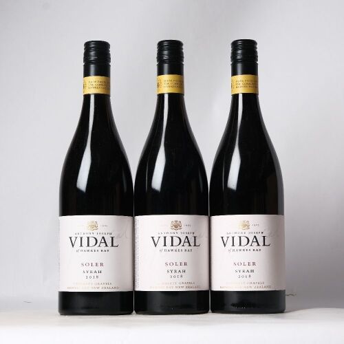 (3) 2018 Vidal Estate Soler Syrah, Hawkes Bay