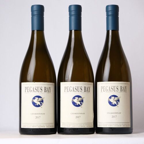 (3) 2017 Pegasus Bay Chardonnay, Waipara