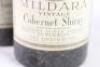 (2) 1958 Mildara Cabernet Sauvignon/Shiraz, Hunter Valley NSW Coonawarra SA - 5