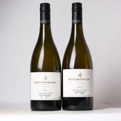 (2) 2015 Brookfields Marshall Bank Chardonnay, Hawkes Bay