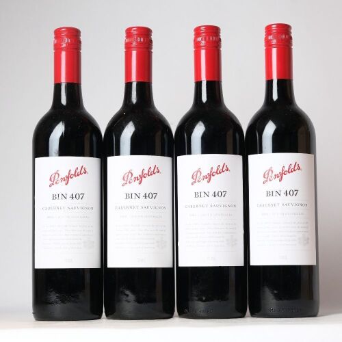 (4) 2006 Penfolds Bin 407 Cabernet Sauvignon, South Australia