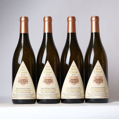 (4) 2016 Au Bon Climat Los Alamos Historic Vineyard Chardonnay, Santa Barbara USA