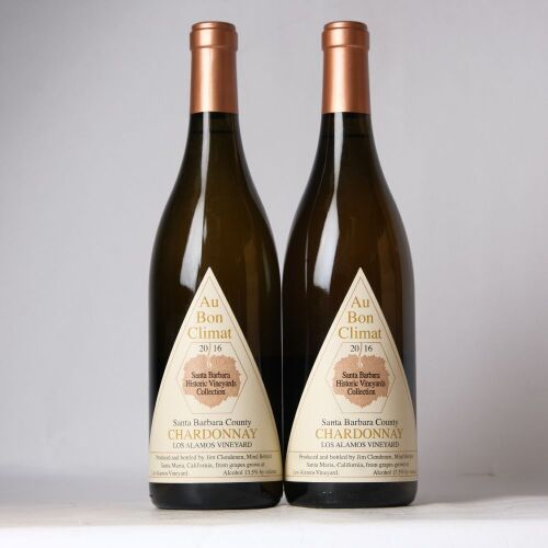(2) 2016 Au Bon Climat Los Alamos Historic Vineyard Chardonnay, Santa Barbara USA