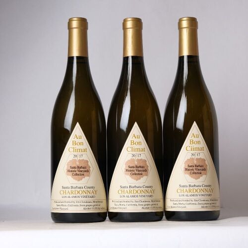 (3) 2017 Au Bon Climat Los Alamos Historic Vineyard Chardonnay, Santa Barbara USA