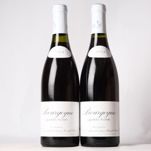 (2) 2009 Leroy Bourgogne, Burgundy