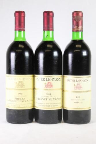 Three bottles of Peter Lehmann red wine in one lot
