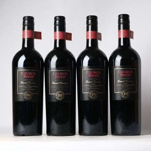 (4) 2013 Church Road Grand Reserve Cabernet Sauvignon/Merlot, Hawkes Bay