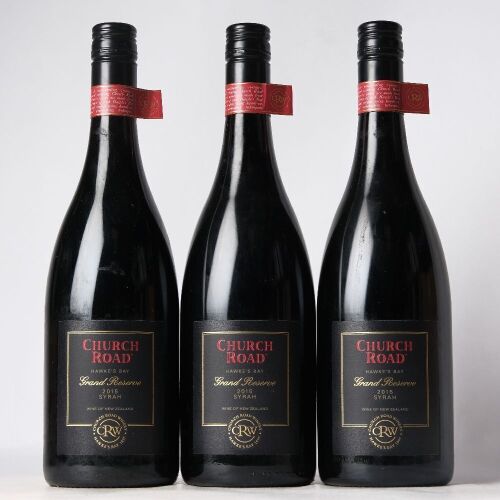(3) 2015 Church Road Grand Reserve Syrah, Hawkes Bay