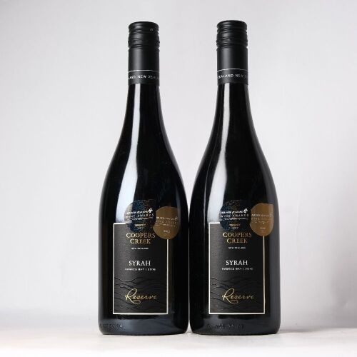 (2) 2016 Coopers Creek Reserve Syrah, Hawkes Bay