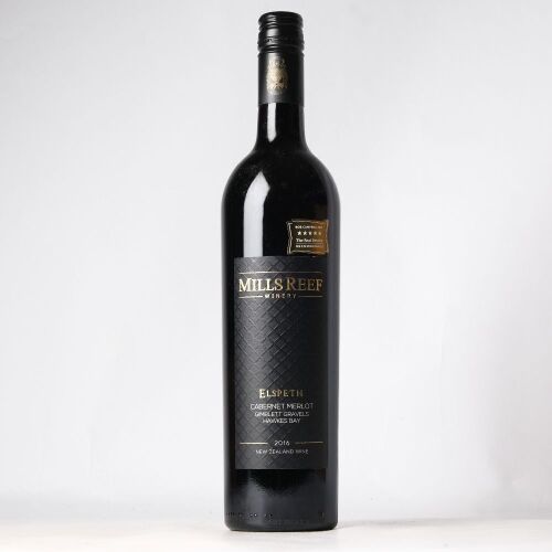 (1) 2016 Mills Reef Elspeth Cabernet Sauvignon/Merlot, Gimblett Gravels