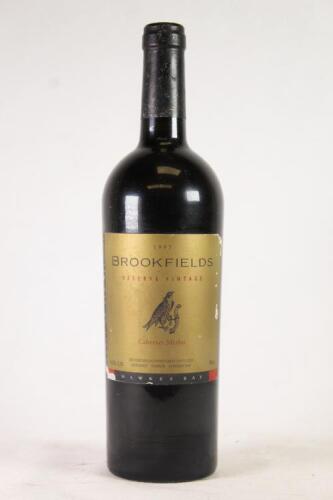 (1) 1997 Brookfields Reserve Cabernet Sauvignon/Merlot, Hawkes Bay