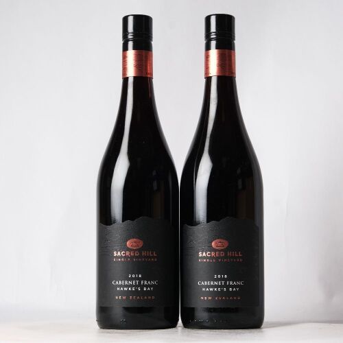 (2) 2018 Sacred Hill Wine Thief Single Vineyard Cabernet Franc, Hawkes Bay