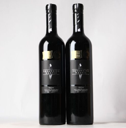 (2) 2013 Squawking Magpie SQM Merlot/Malbec, Gimblett Gravels