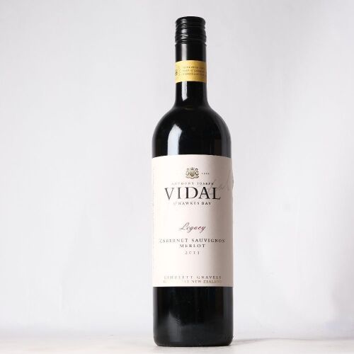 (1) 2013 Vidal Legacy Cabernet Sauvignon/Merlot, Gimblett Gravels