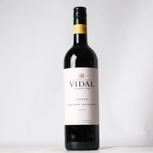 (1) 2017 Vidal Soler Cabernet Sauvignon, Hawkes Bay