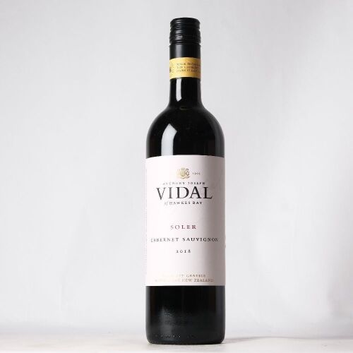 (1) 2018 Vidal Soler Cabernet Sauvignon, Hawkes Bay