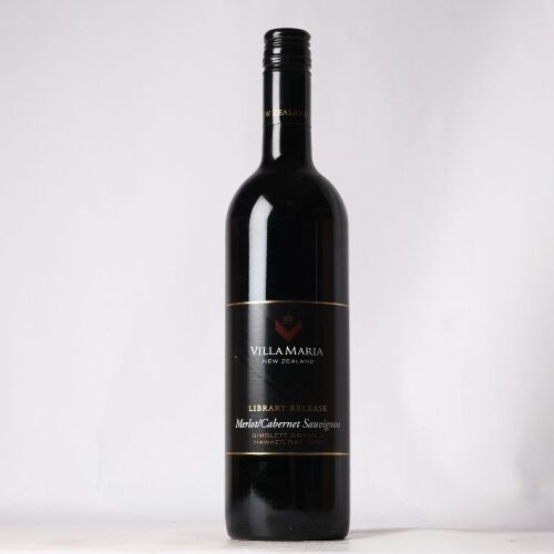 (1) 2010 Villa Maria Library Release Merlot/Cabernet Sauvignon, Gimblett Gravels