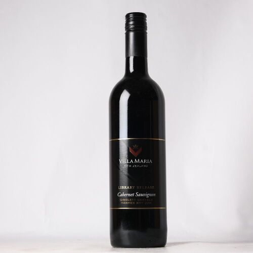 (1) 2009 Villa Maria Library Release Cabernet Sauvignon, Hawkes Bay