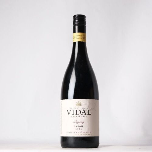 (1) 2014 Vidal Legacy Syrah, Gimblett Gravels