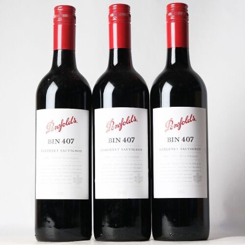 (3) 2006 Penfolds Bin 407 Cabernet Sauvignon, South Australia