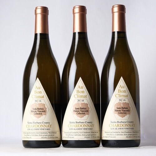 (3) 2016 Au Bon Climat Los Alamos Historic Vineyard Chardonnay, Santa Barbara USA