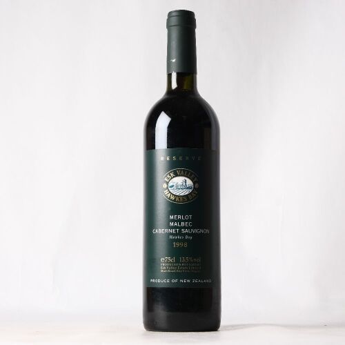 (1) 1998 Esk Valley Reserve Merlot/Malbec/Cabernet Sauvignon, Hawkes Bay