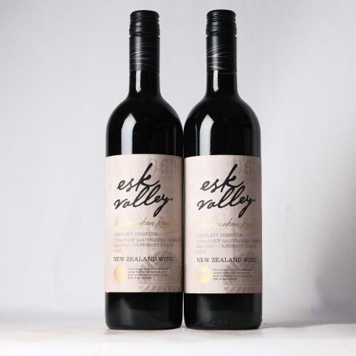 (2) 2018 Esk Valley Winemakers Reserve Cabernet Sauvignon/Merlot/Malbec/Cabernet Franc,Gimblett Gravels
