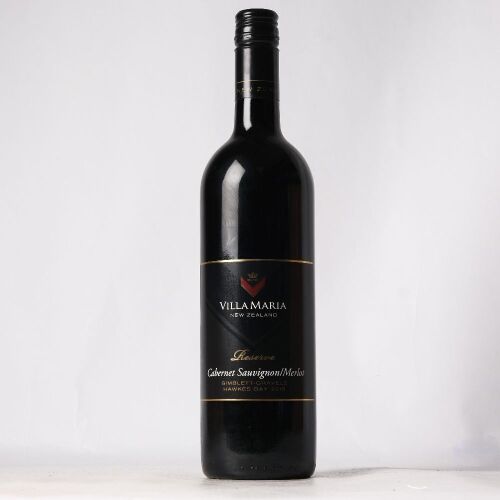 (1) 2016 Villa Maria Reserve Cabernet Sauvignon/Merlot, Gimblett Gravels